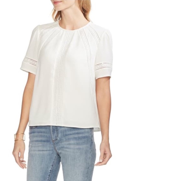 vince camuto lace top